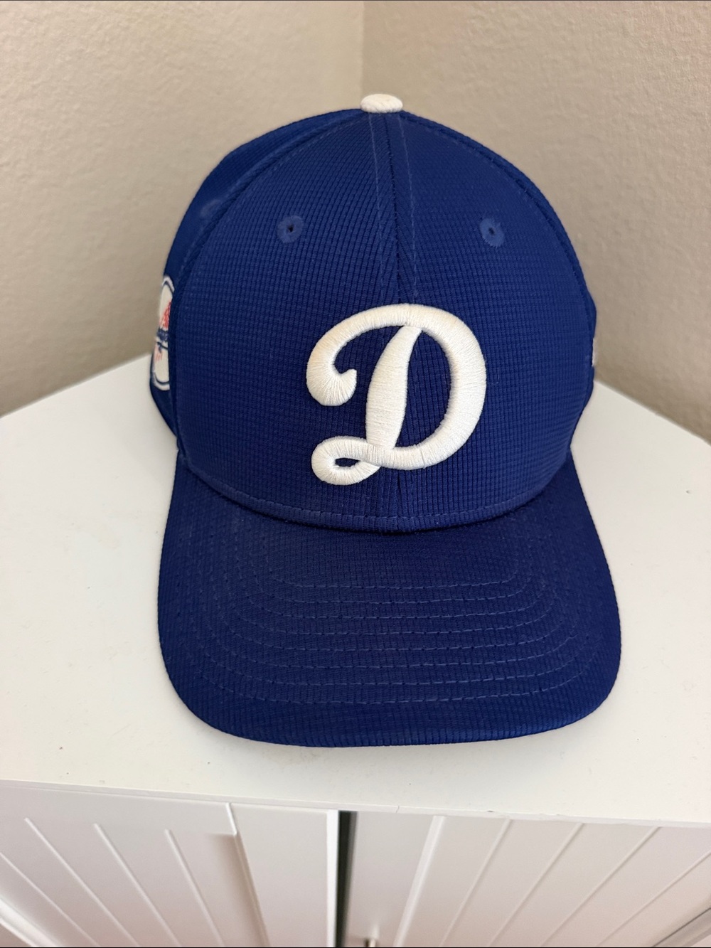 Blue Dodgers Kids Baseball Cap with White 'D' Lettering